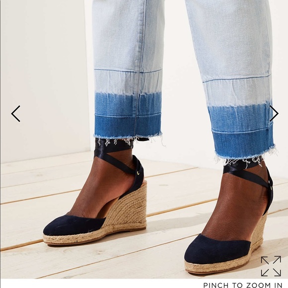 Loft Plus skinny crop jeans raw edge - Picture 2 of 7